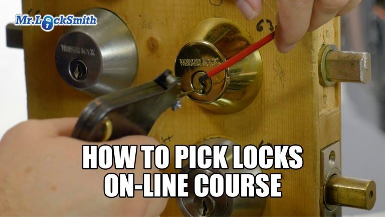 How to Pick Locks Mr. Locksmith
