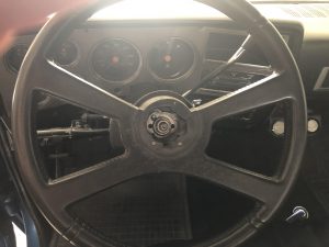 Steering wheel on a 1979 GMC Pickup