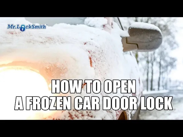 How to Open a Frozen Car Door Lock | Mr. Locksmith Training Videos